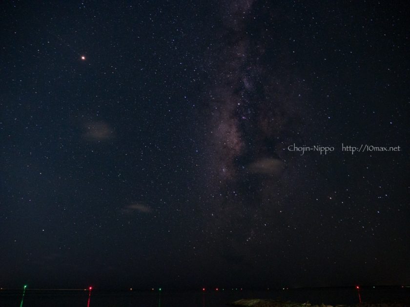 石垣島　星空　天の川