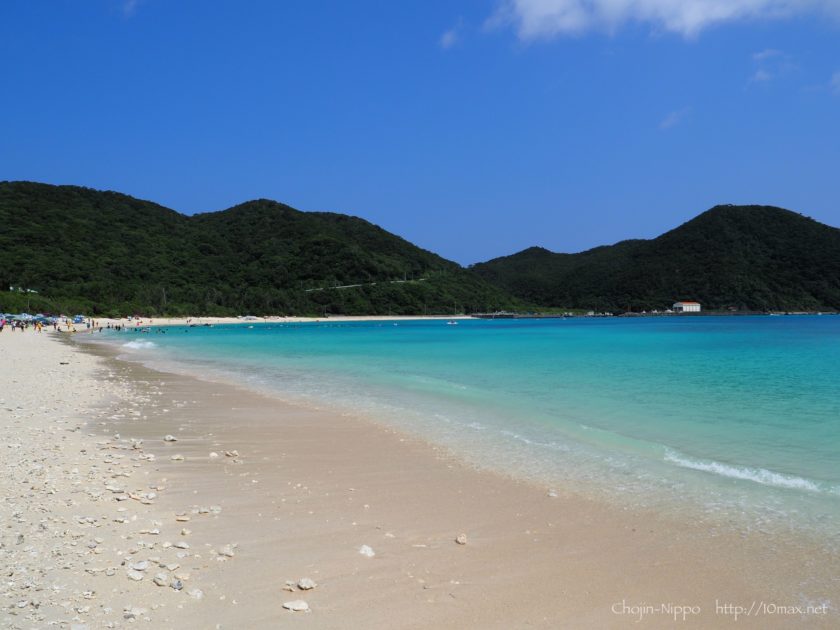 沖縄　渡嘉敷島　阿波連ビーチ　慶良間ブルー　ケラマブルー