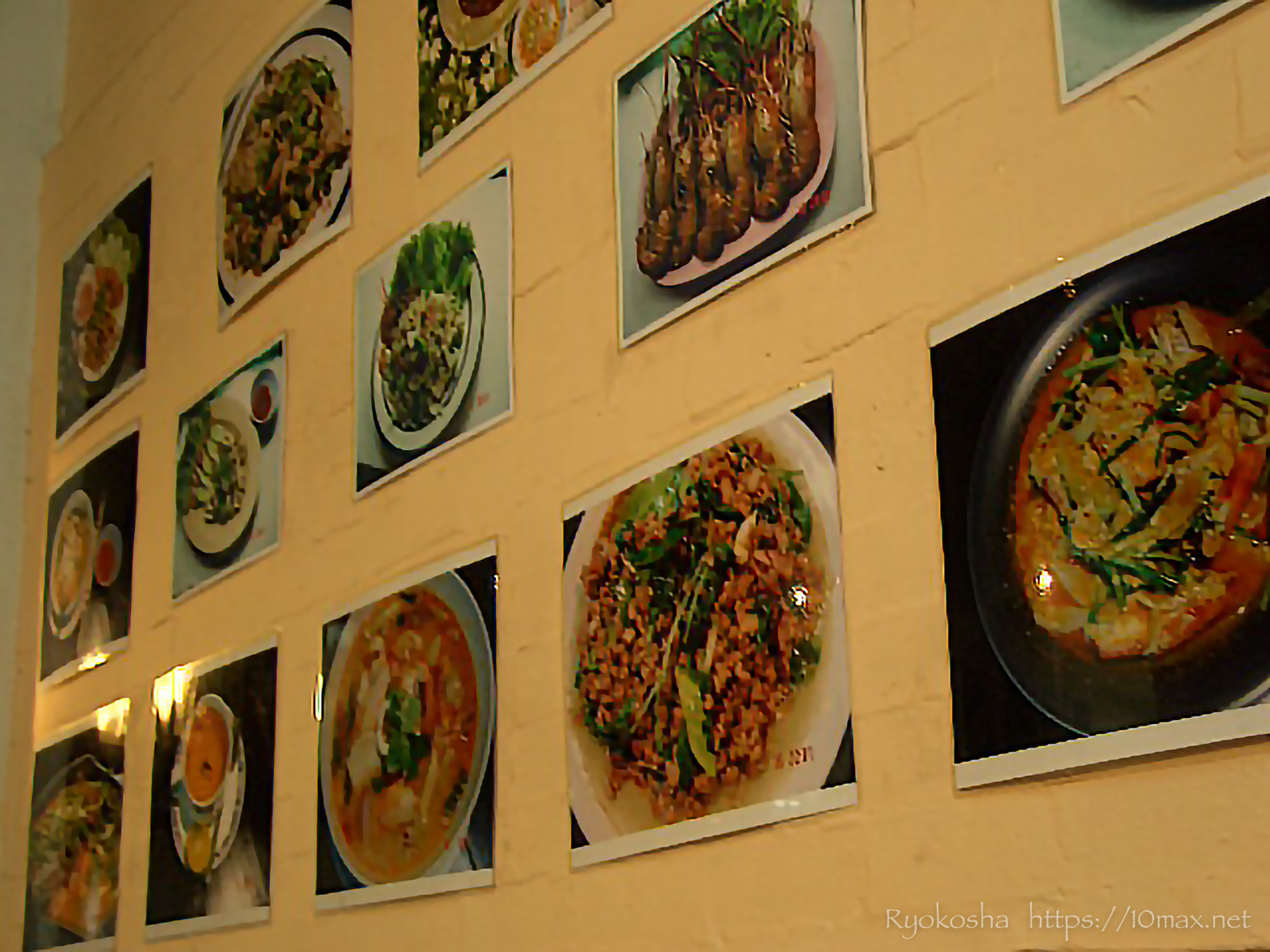 ラオス　旅行記　バンコク　ローカルフード　食堂
