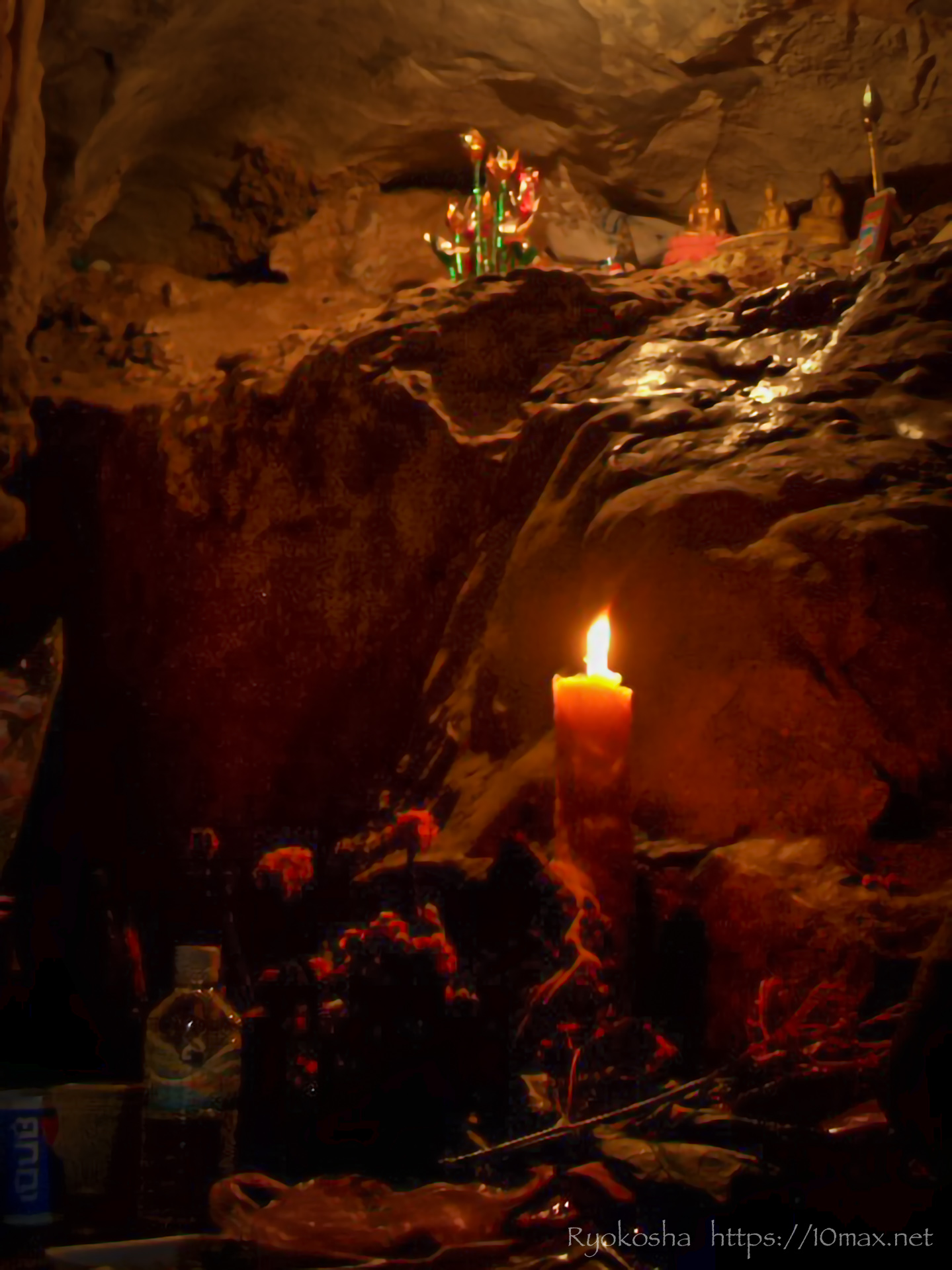 ラオス　旅行記　バンビエン　チャン洞窟　鍾乳洞