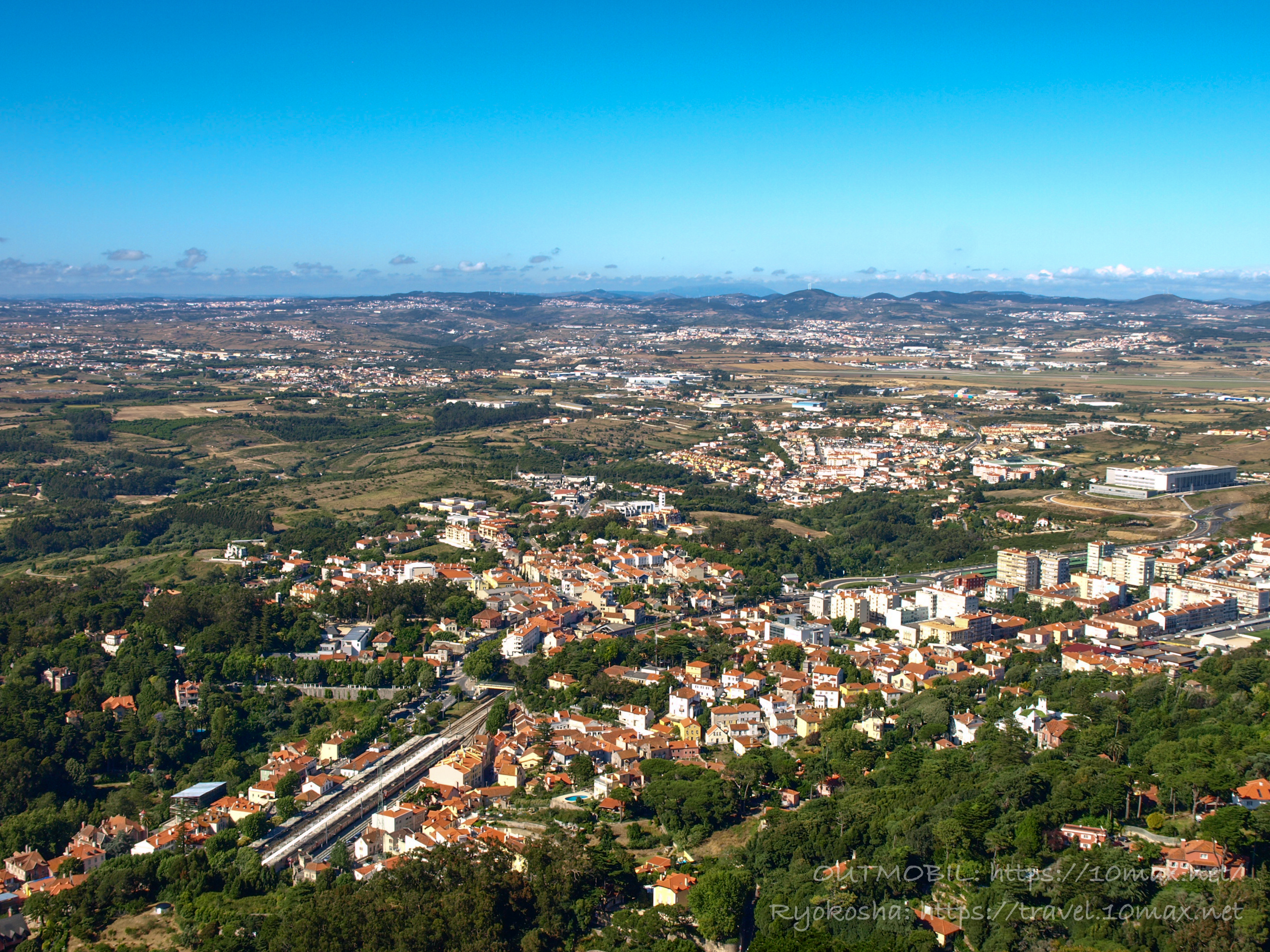 ムーアの城跡　絶景　展望　シントラ　ポルトガル