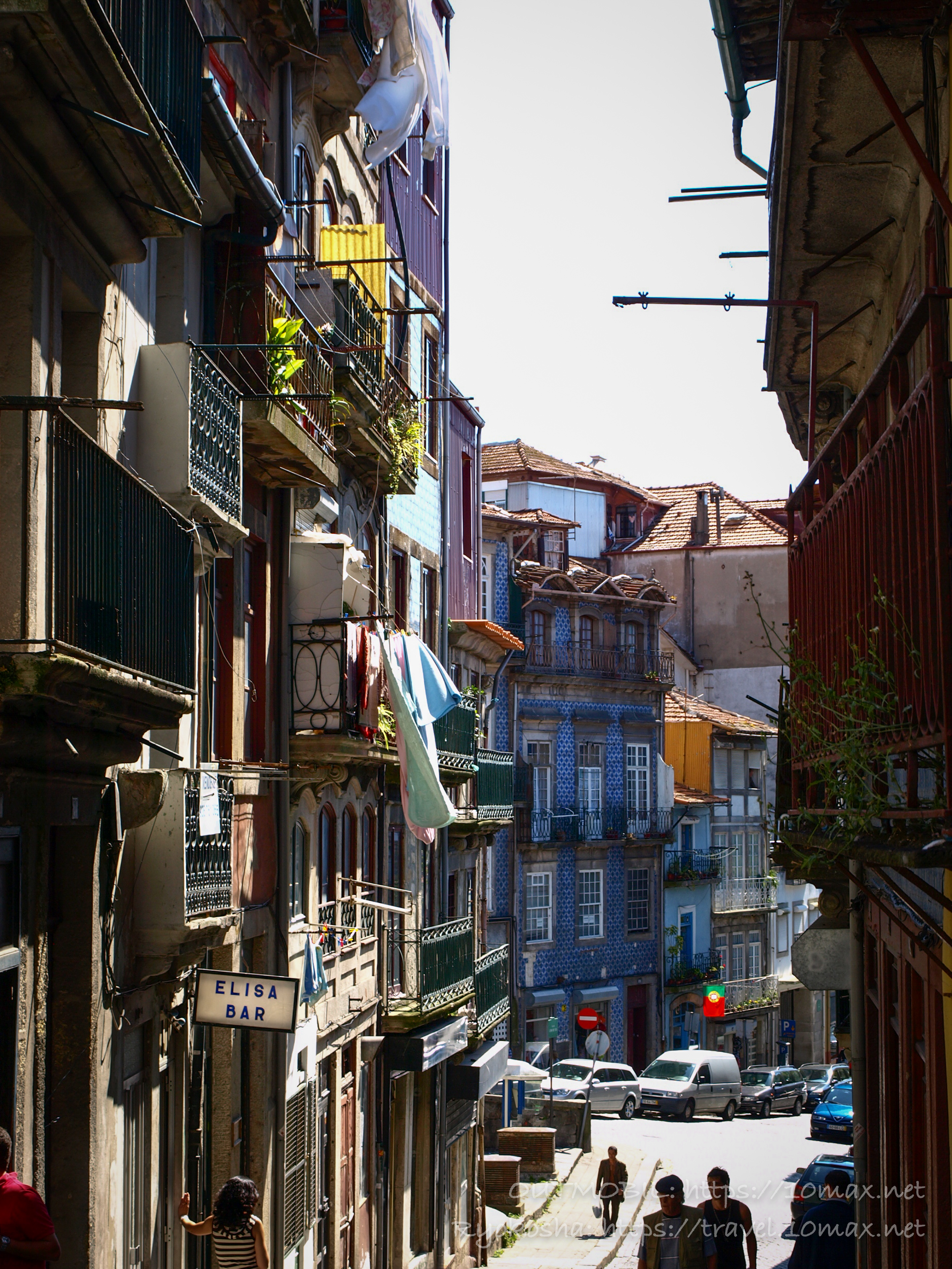 ポルトの街並み　ポルトガル旅行記