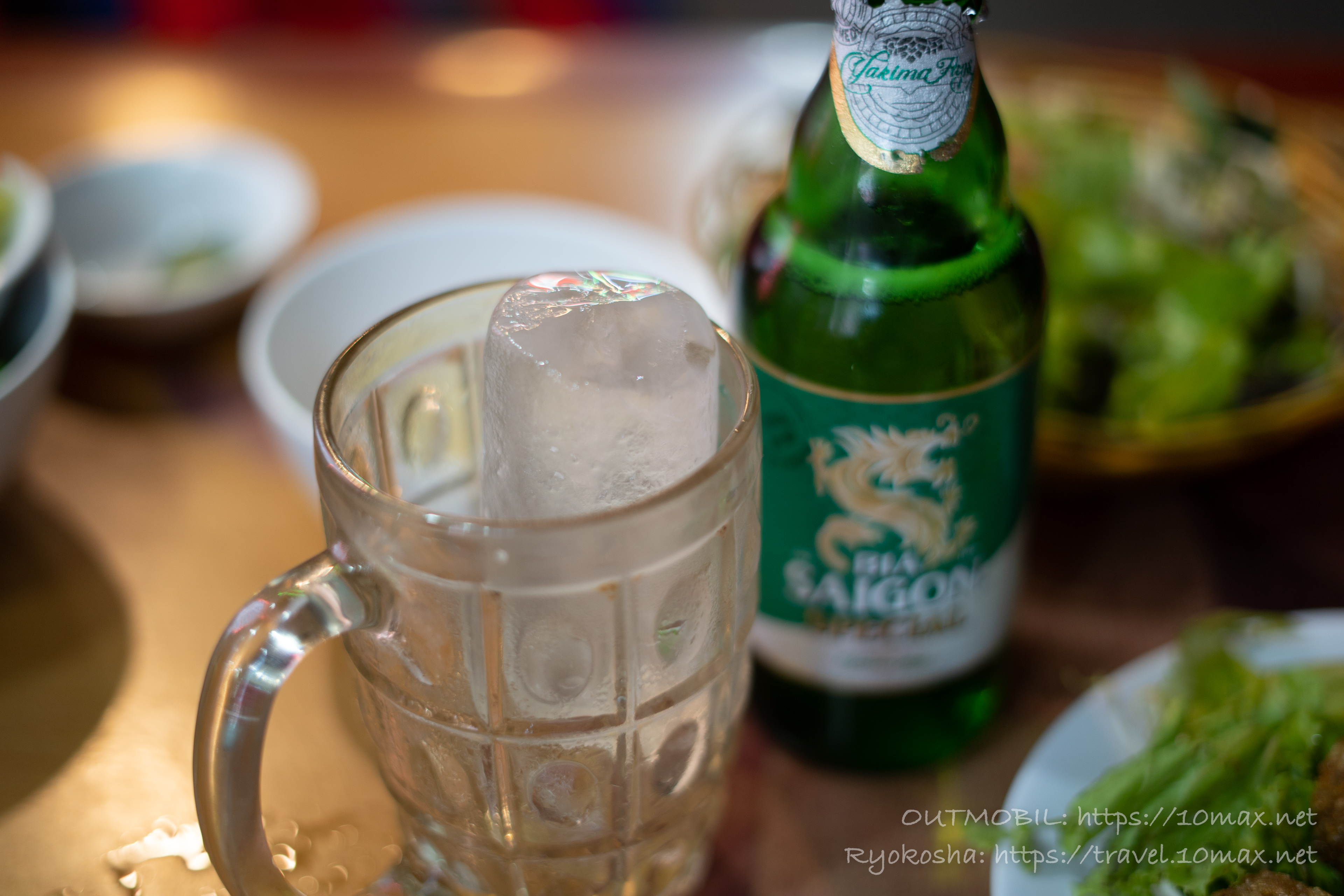 ベトナム　ビール　氷