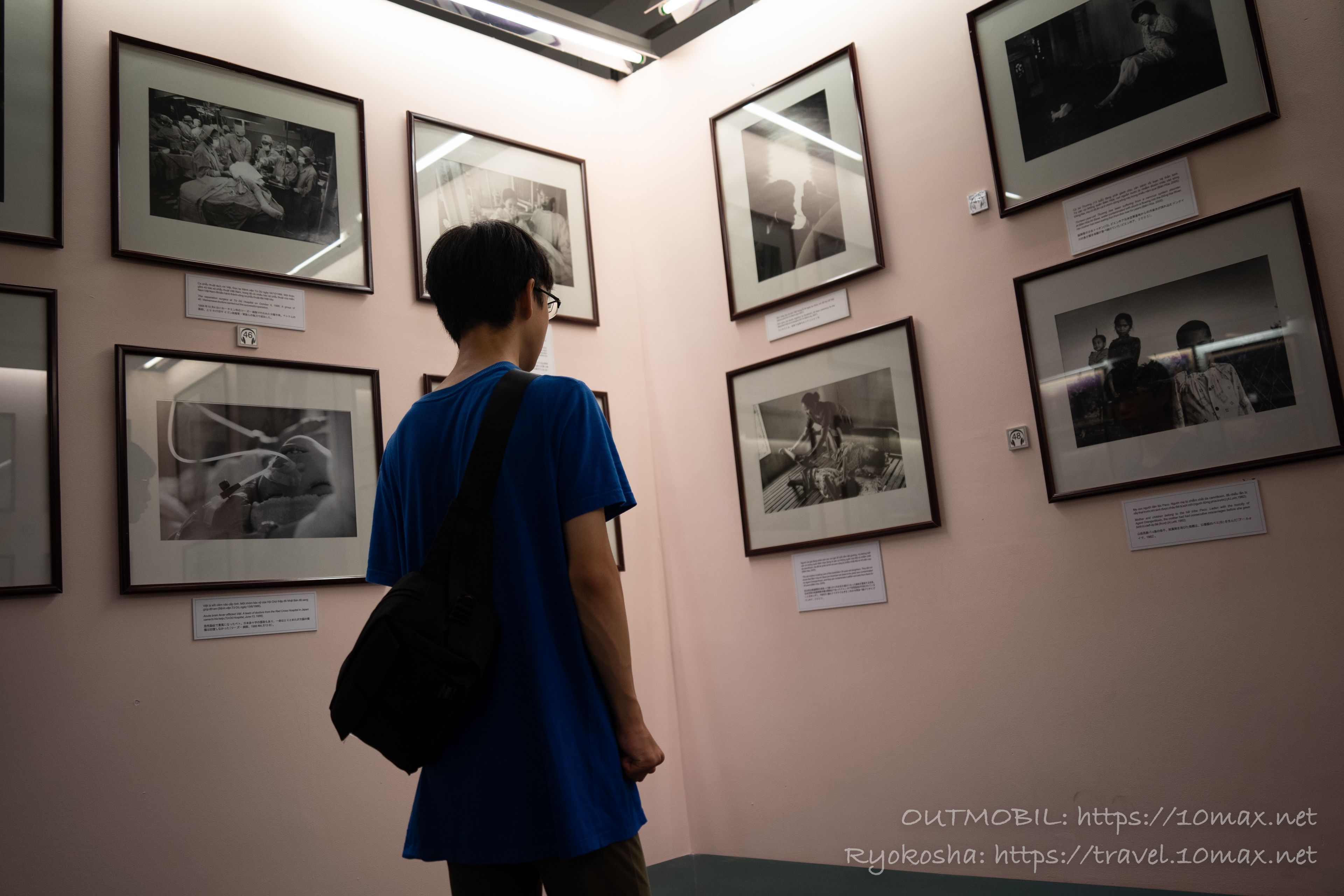 展示物　写真　戦争証跡博物館　ホーチミン