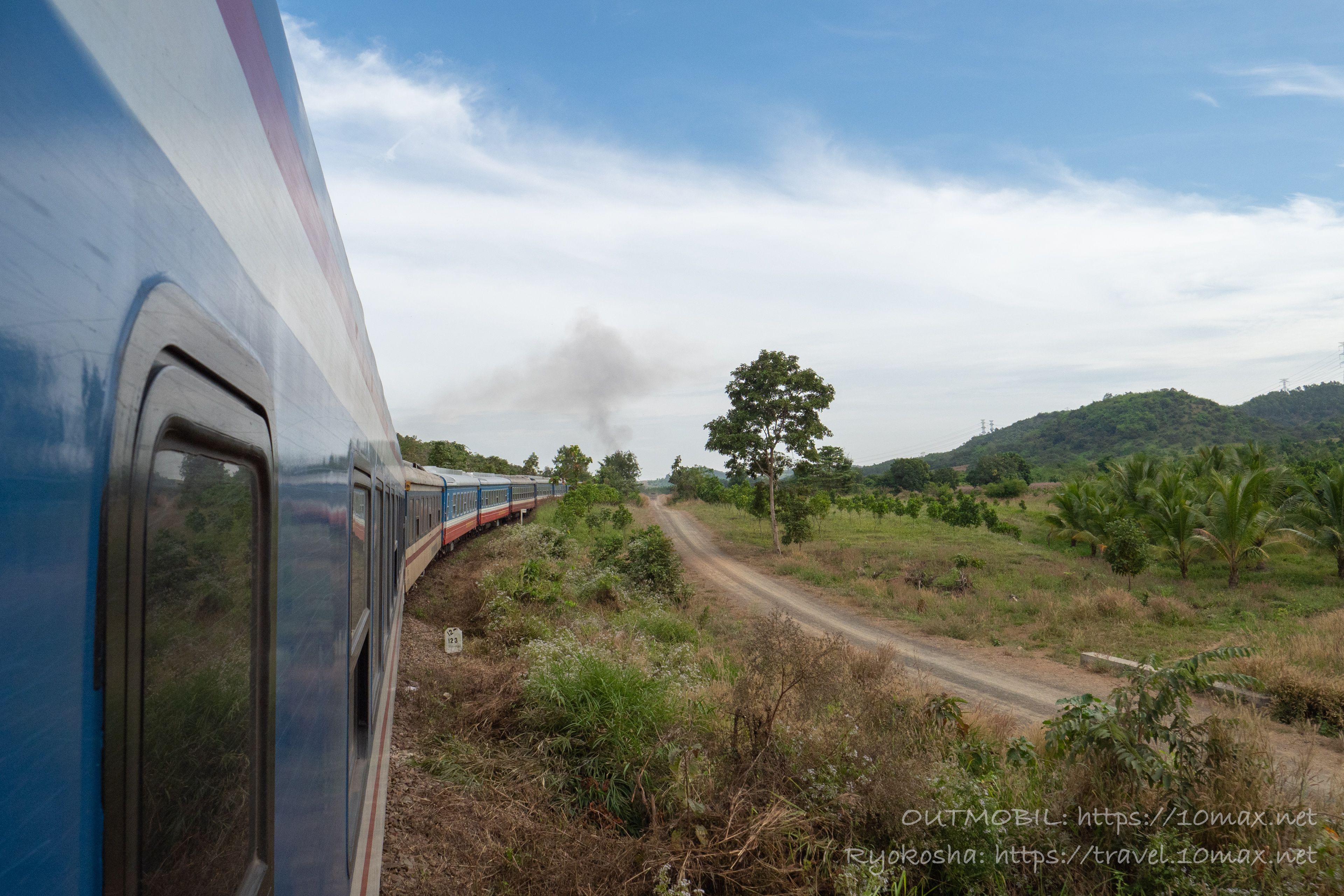 ベトナム鉄道　車窓風景