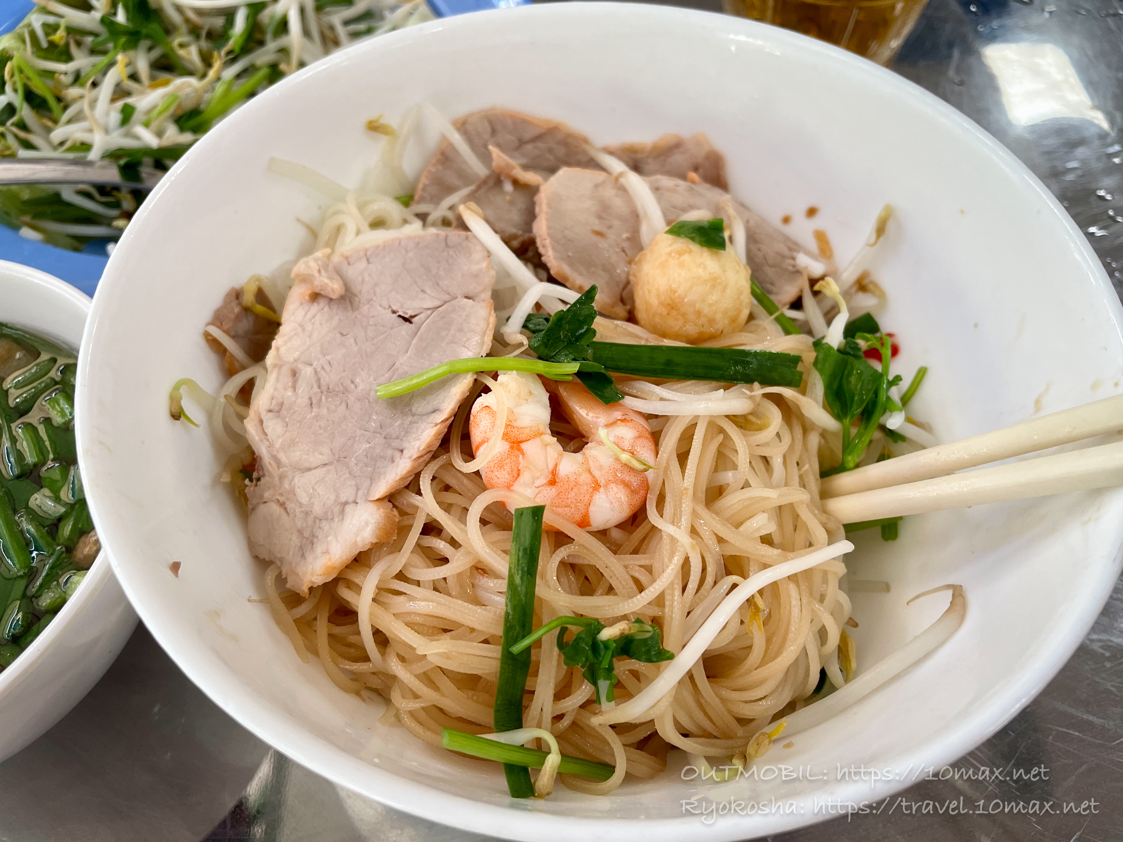 Như Lan（ニューラン）のHu Tieu Nam Vang（カンボジア風フーティウ麺）, つけ麺