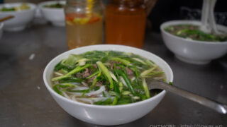名店「Phở Thìn 13 Lò Đúc」で朝食を摂る  | ハノイ・ハロン湾子連れ3泊4日（８）