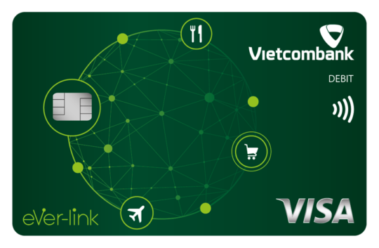 Vietcombank, VISAデビットカード