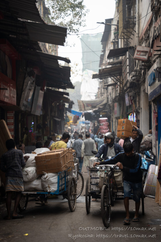 コルカタの路地風景, インド