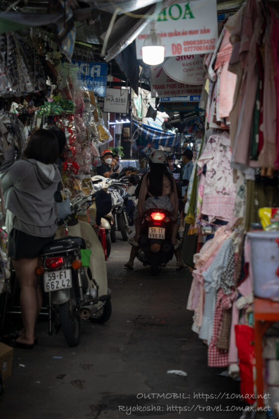 路地, Chợ Bàn Cờ, バンコー市場, ホーチミン, ベトナム