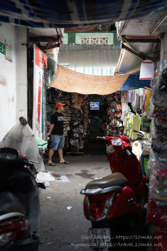 路地, Chợ Bàn Cờ, バンコー市場, ホーチミン, ベトナム