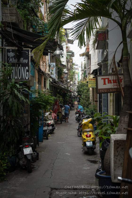 路地, Chợ Bàn Cờ, バンコー市場, ホーチミン, ベトナム