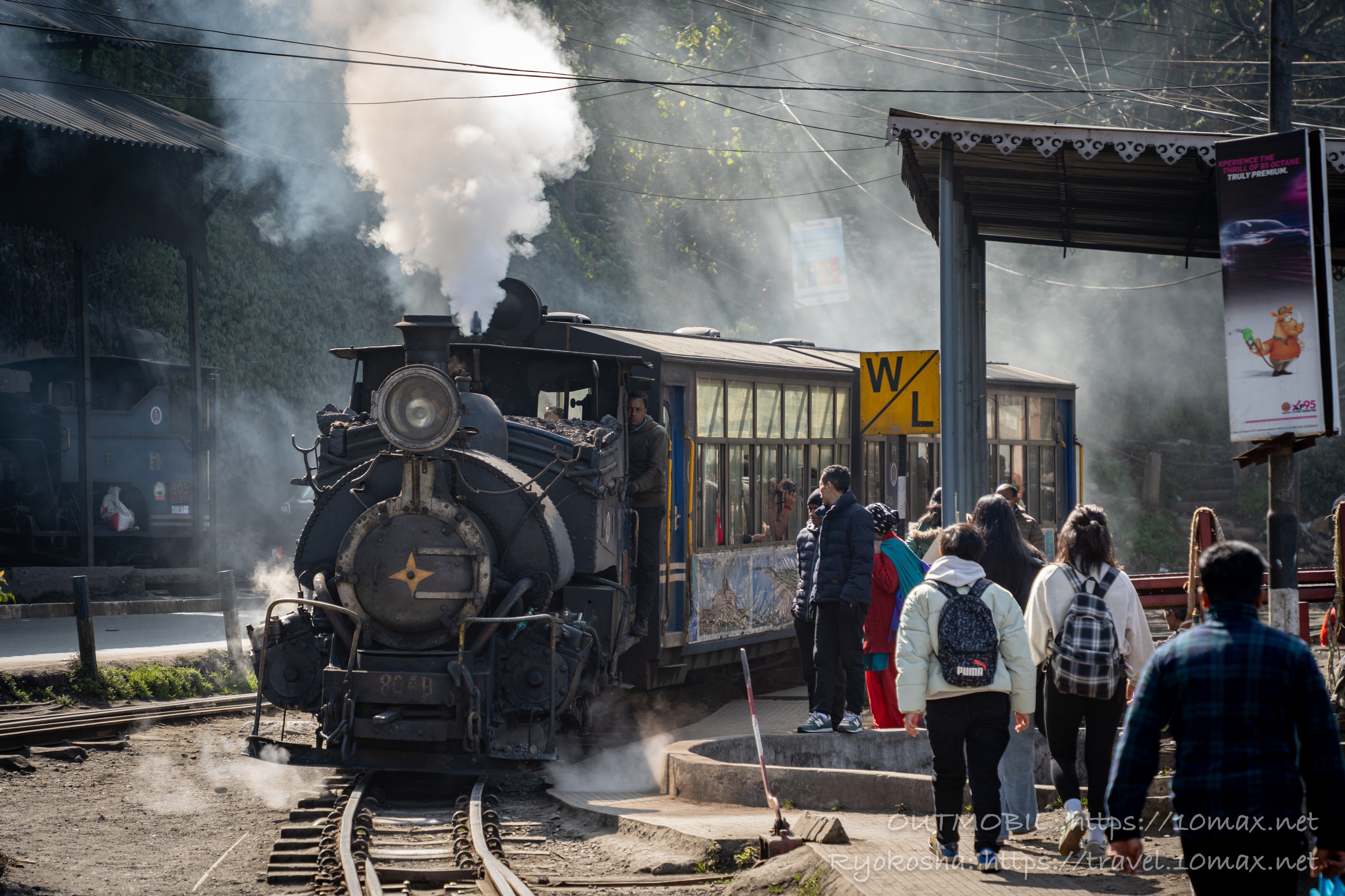ジョイライド, 蒸気機関車, ダージリン・ヒマラヤ鉄道, インド