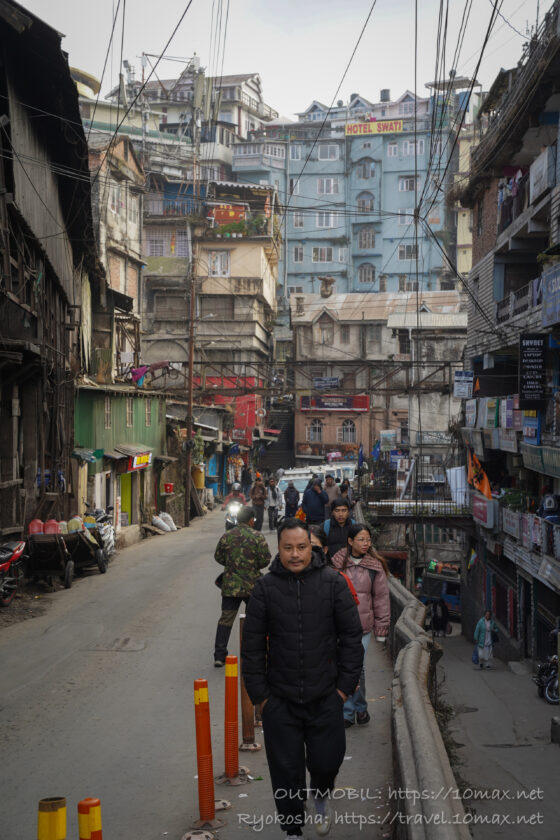 街中の風景, ダージリン, インド