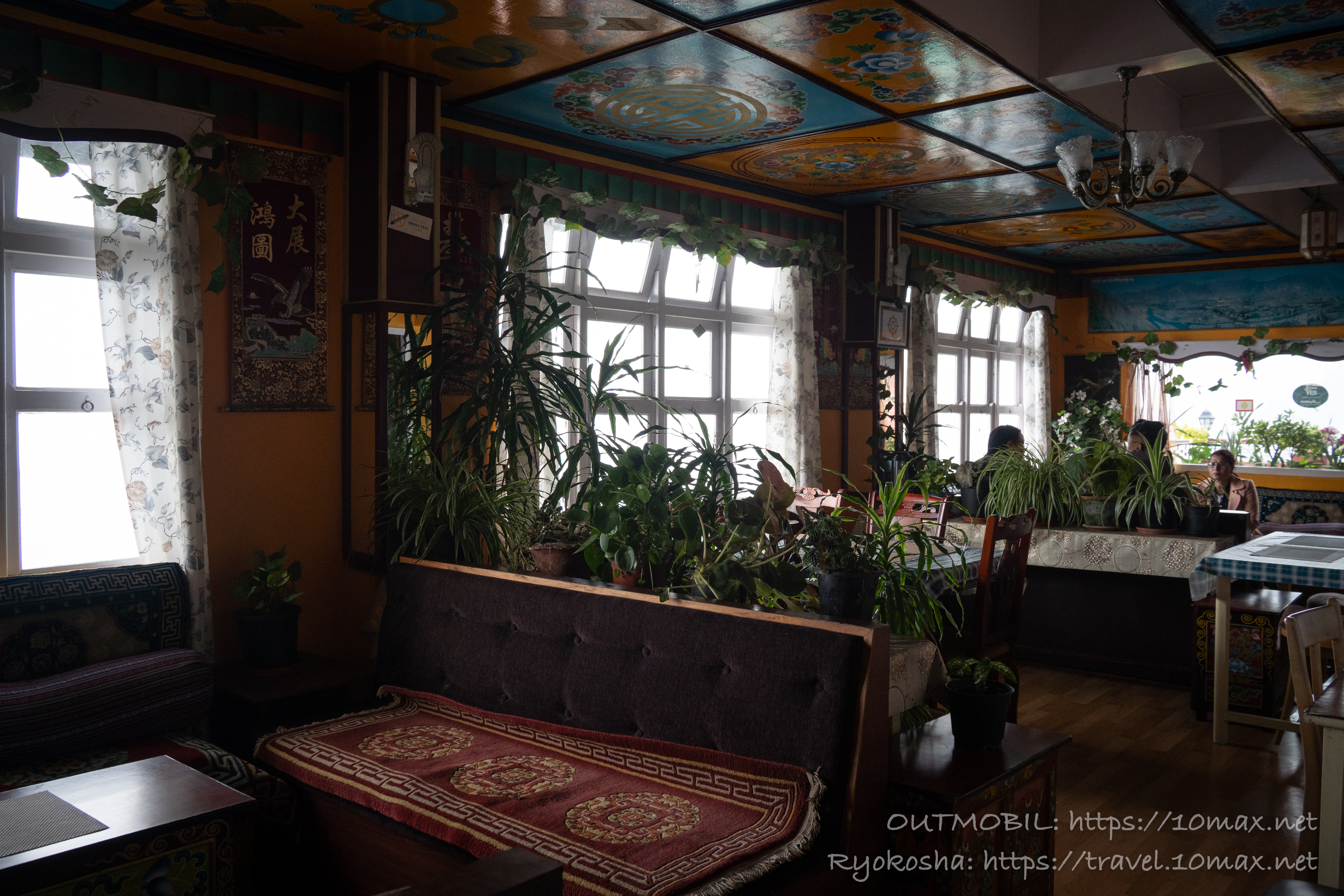 レストラン, Hotel Pandim, ホテル, ガントク, シッキム州, インド