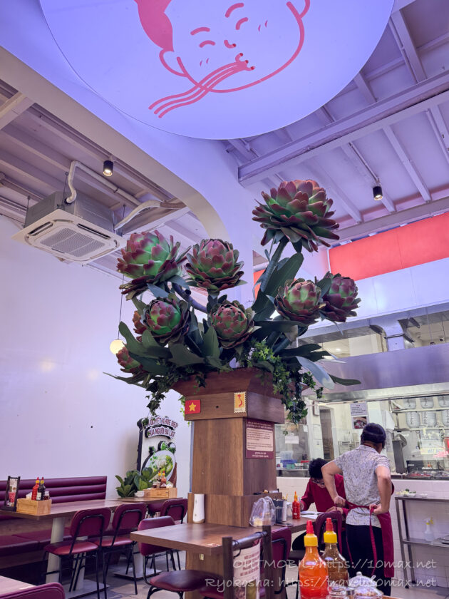 店内, フォーレストラン, ATISPHO - PHỞ ATISO, ホーチミン3区, ベトナム